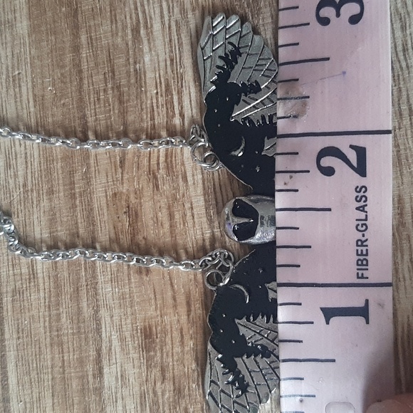 Vintage Silver Owl Pendant  Unisex - Picture 4 of 4